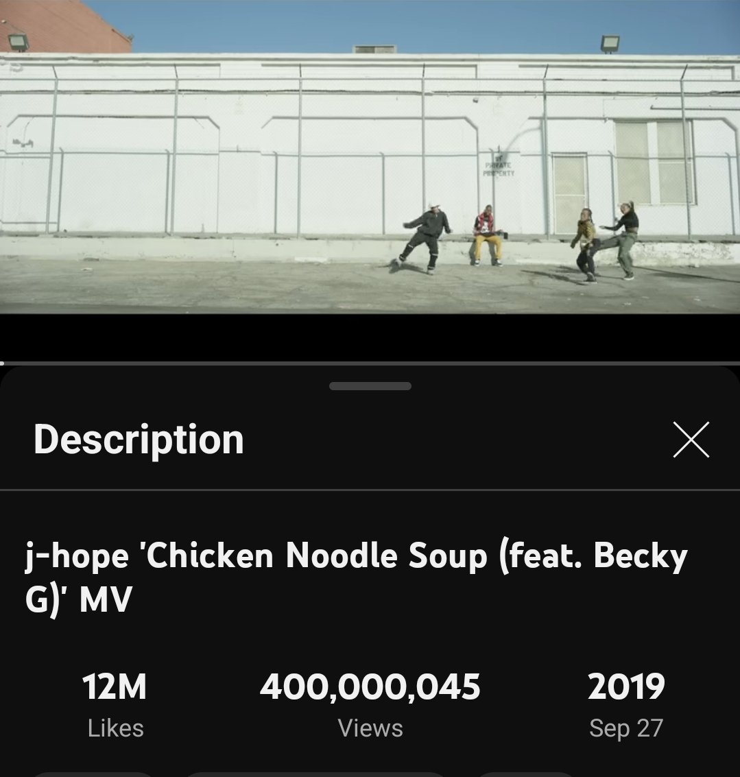 Chicken Noodle Soup has surpassed 400 Million views on YouTube.