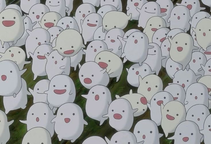 I love Miyazaki's vision to include weird little guys in his movies