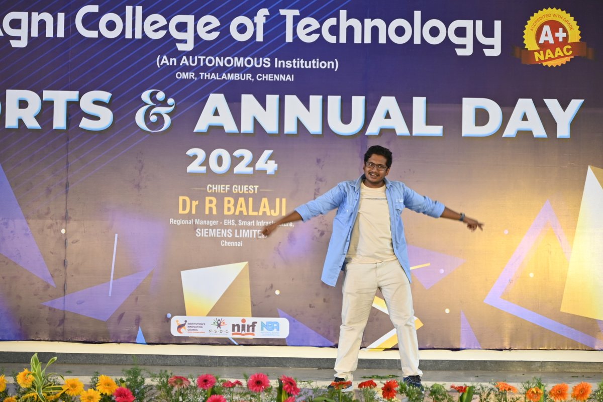 Annual Day celebration was followed by Cultural Day. The students of all the years have showcased their extraordinary talents in the extra-curricular activities. It was a fantabulous celebration. #act #agnicollegeoftechnology #agnicollege #culturals #engineeringlife #collegelife