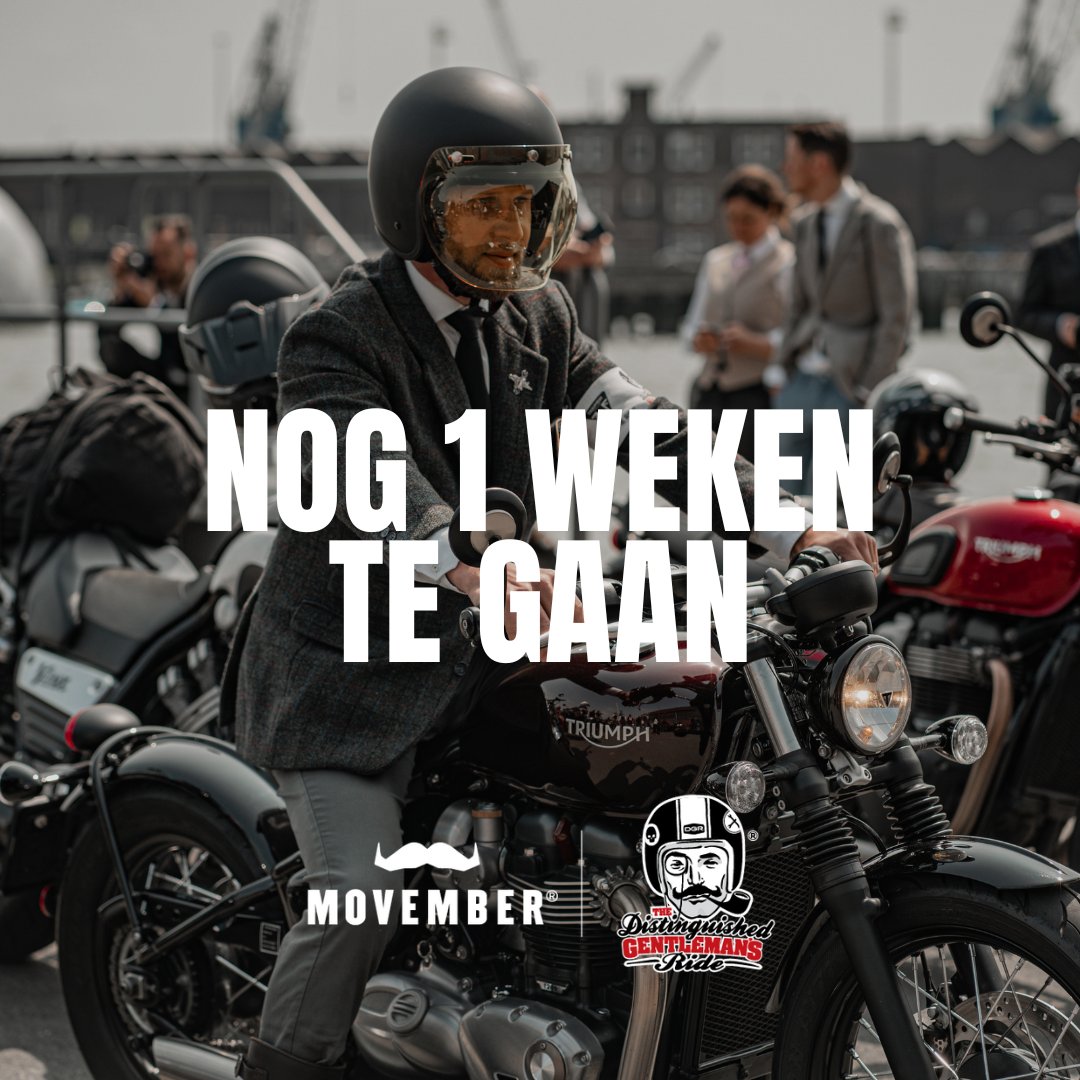 Over een week zullen klassieke en antieke motorfietsen overal ter wereld het straatbeeld vullen voor de @gentlemansride. Vind een tocht bij jou in de buurt en draai alvast warm voor de gezondheid van mannen: gentlemansride.com