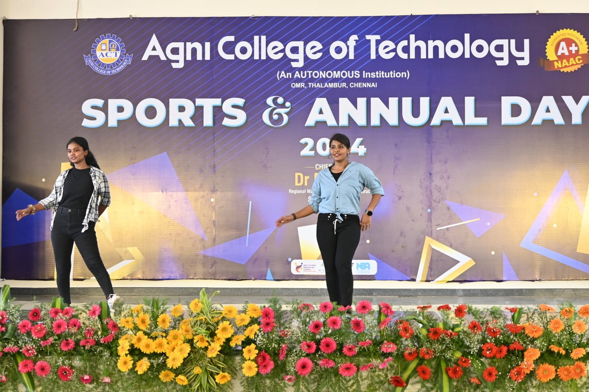 Annual Day celebration was followed by Cultural Day. The students of all the years have showcased their extraordinary talents in the extra-curricular activities. It was a fantabulous celebration. #act #agnicollegeoftechnology #agnicollege #culturals #engineeringlife #collegelife