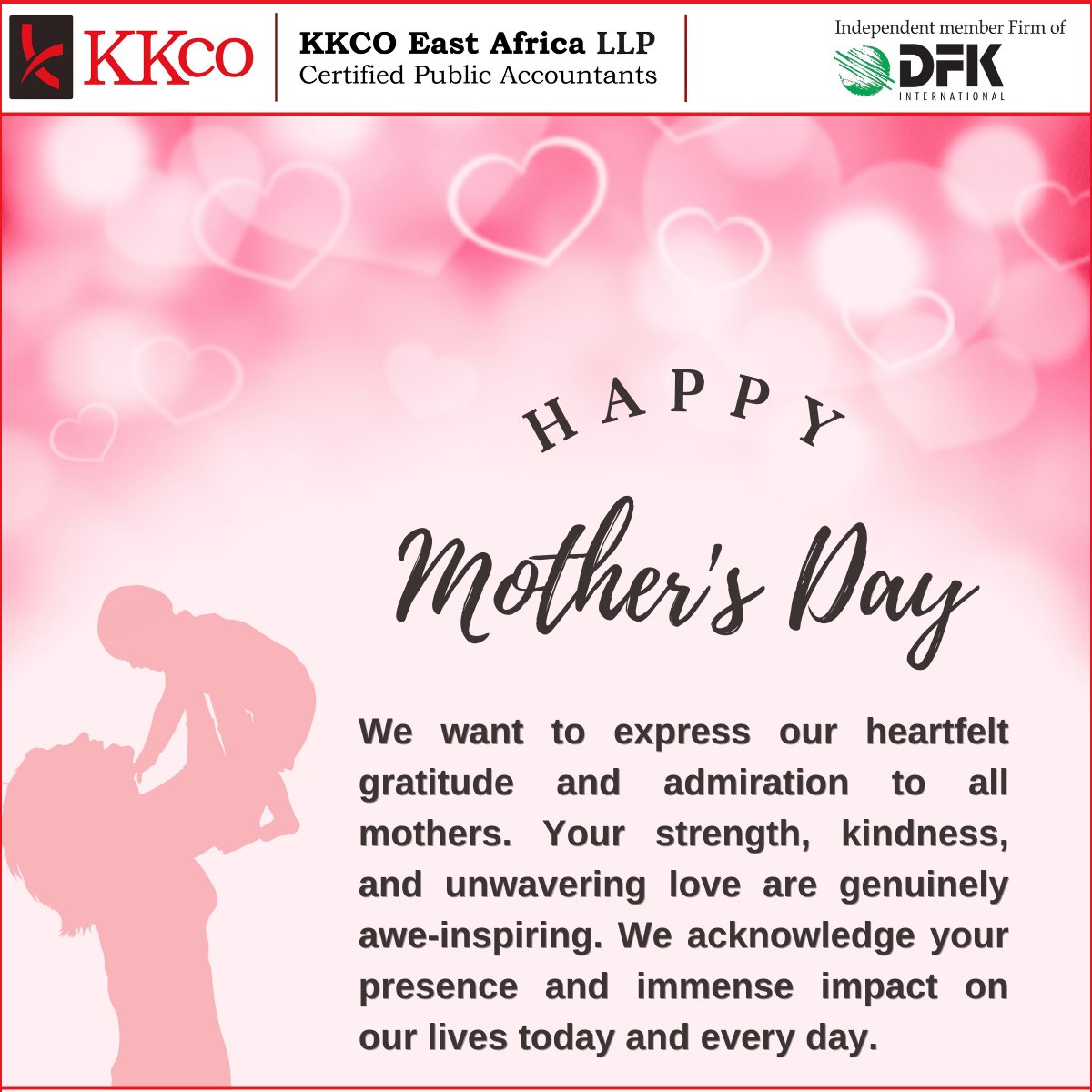 KKco_EastAfrica's tweet photo. #MothersDay #Audit #Accounting #Tax #BusinessAdvisory #ICT #Secretarial #Kenya #EastAfrica #Africa https://t.co/s6UGA9XFYz