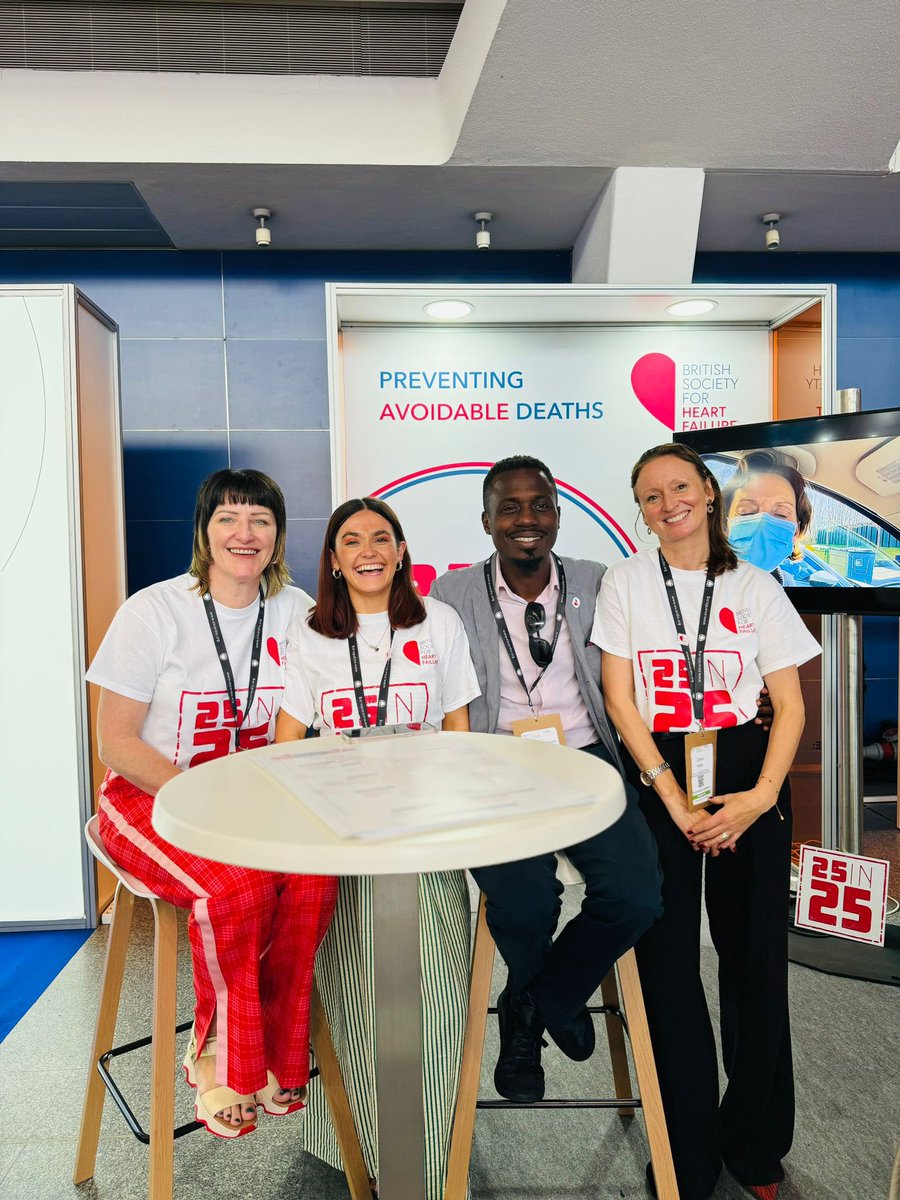 Day 2 has begun! Come and meet us at stand D300 in the exhibition hall to learn more about our ambitious 25in25 campaign. #HeartFailure2024 #25in25 #FreedomFromFailure #FindMe