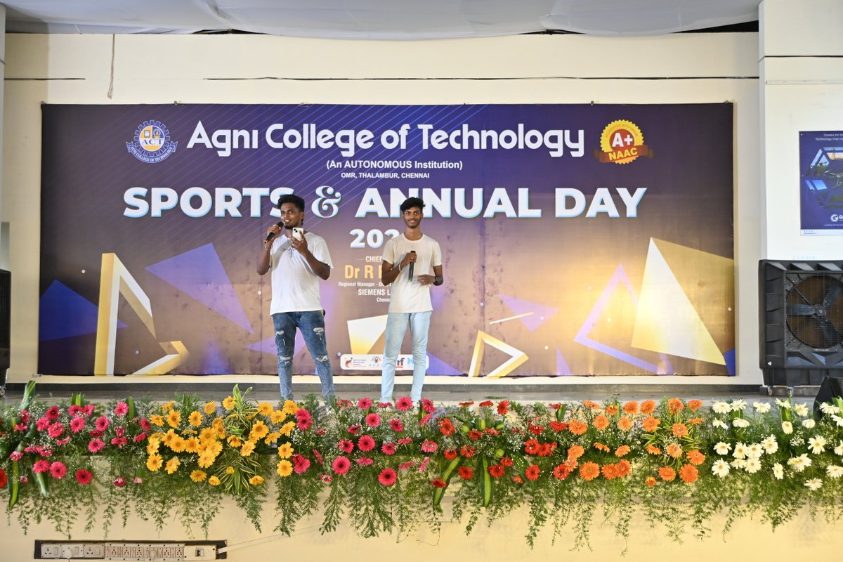 Annual Day celebration was followed by Cultural Day. The students of all the years have showcased their extraordinary talents in the extra-curricular activities. It was a fantabulous celebration. #act #agnicollegeoftechnology #agnicollege #culturals #engineeringlife #collegelife