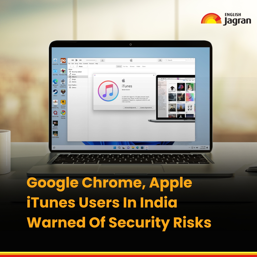 CERT-In warns Indian users of vulnerabilities in Apple iTunes and Google Chrome for Desktop, which could lead to system compromise. Users are urged to update to the latest versions immediately to mitigate the risks. 

Know More: tinyurl.com/3nxftuhf

#SecurityAlert #UpdateNow