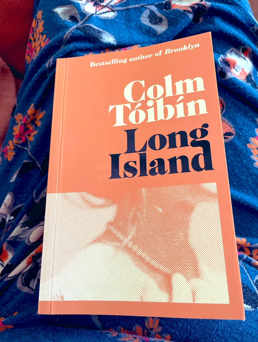 Now that I’ve finished #Brooklyn (and thank you for all your lovely comments!) it’s time to start the #ColmTóbín sequel #LongIsland which is out on 23 May from @picadorbooks

Let’s just say that’s quite the opening chapter!

Thank you so much to @bookbreakuk for my proof copy.