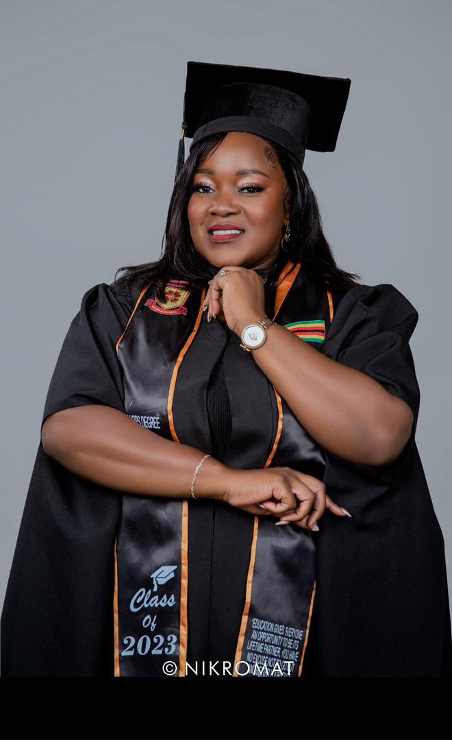 Congratulations on your graduation🎓 my sister and our Ward 41 Cllr @KudzieKadzombe 🎉 Wishing you the best as you step into the next phase of your journey.