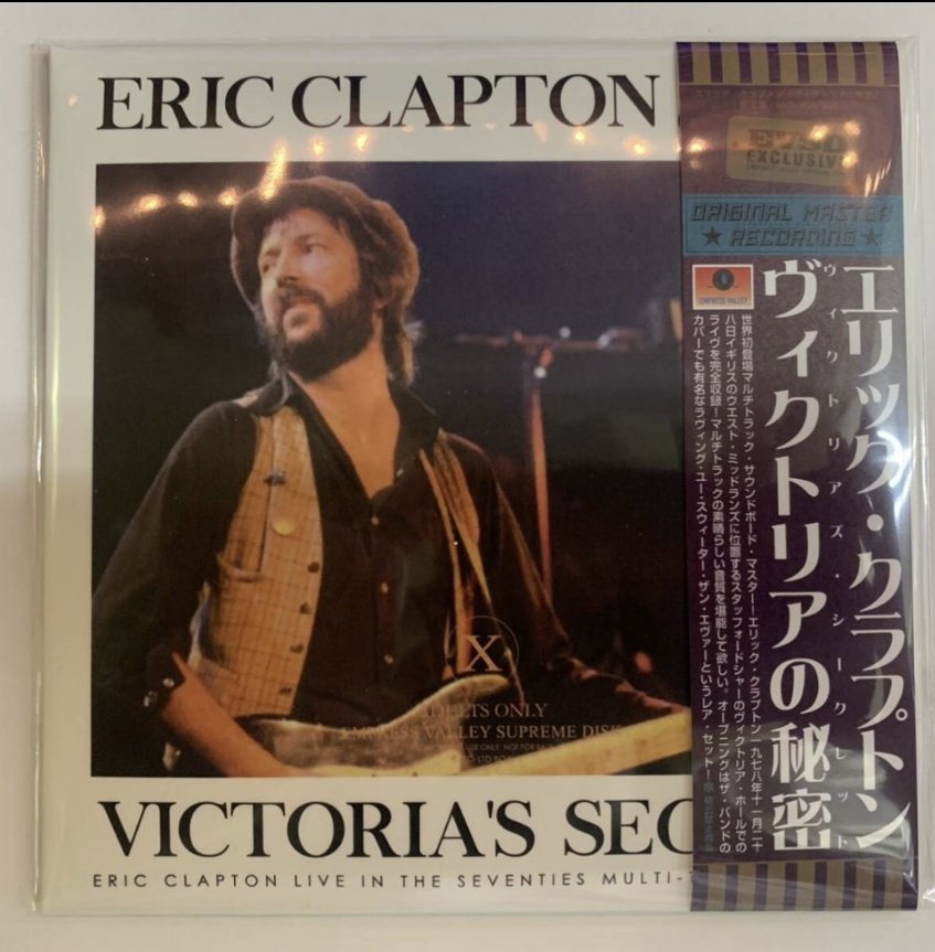 ERIC CLAPTON / ヴィクトリアの秘密 2CD + タオル付き限定版 ERIC CLAPTON / ヴィクトリアの秘密 2CD + タオル付き限定版 ERIC