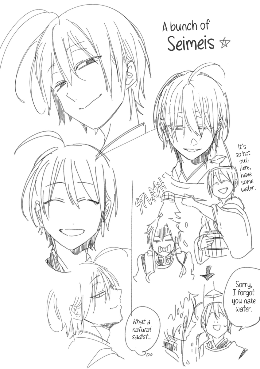 TL] Doodles of the Heian folks 𖤐