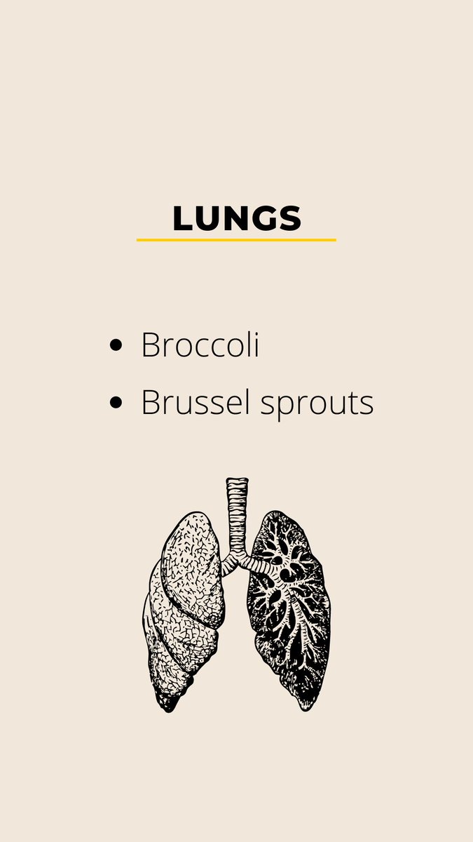 Best foods for each part of your body

1. Lungs