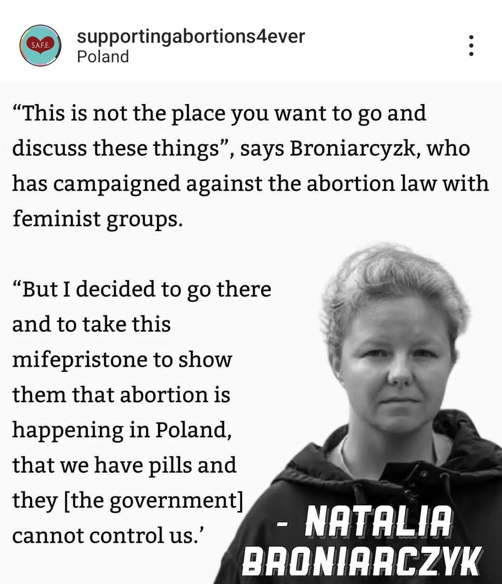 ICYMI - last month Nat from @aborcyjnydream went on live national TV to showcase the safety of abortion pills. By taking them. 📖Read More newint.org/women/2024/pol…