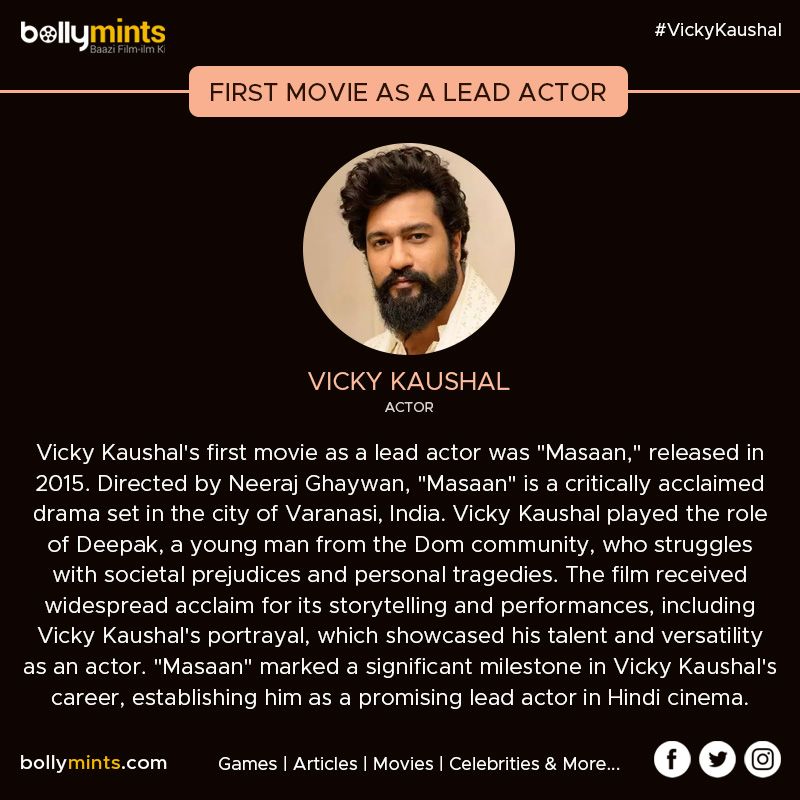 #VickyKaushal's #First #Movie As A #Actor
#Masaan #NeerajGhaywan #RichaChadha #ShwetaTripathi #SanjayMishra #PankajTripathi