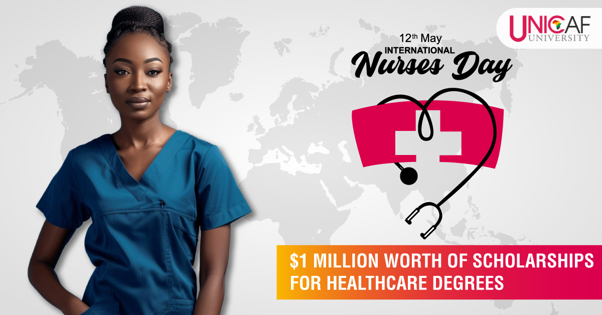 Happy International Nurses Day! 🩺 We are celebrating by offering $1 million in scholarships for healthcare degrees! Let your passion for caring shine bright. Apply now!👉link.unicaf.org/3UC1Gku . . . #unicafuniversity #scholarships #HappyNursesDay