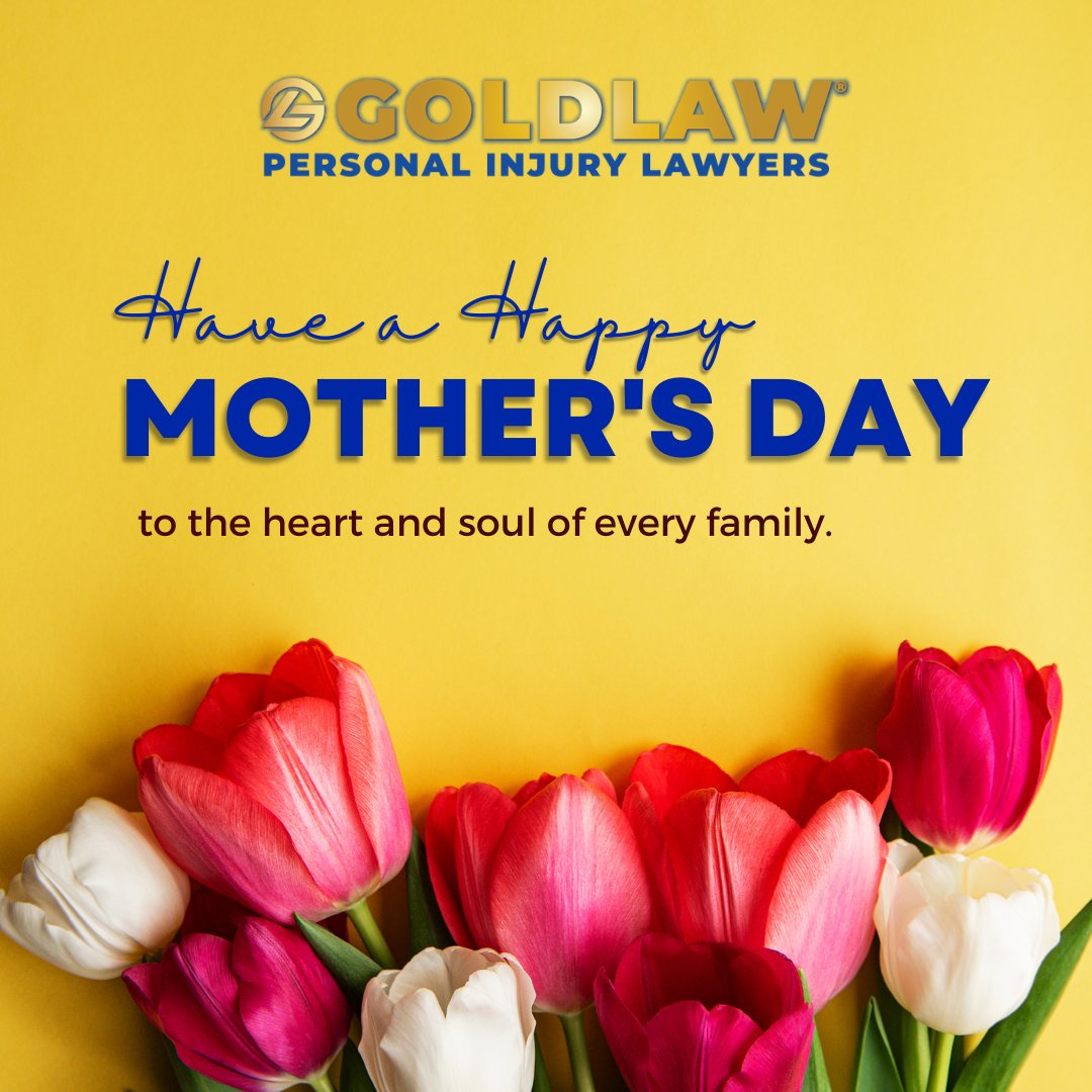 GOLDLAW wishes a Happy Mother's Day to all the amazing moms out there! Your hard work and love do not go unnoticed. Wishing you a day filled with joy and relaxation. 💐

#MothersDay #GOLDLAW #MomLove #choosethe2s #floridapersonalinjurylawyer #southfloridaattorneys