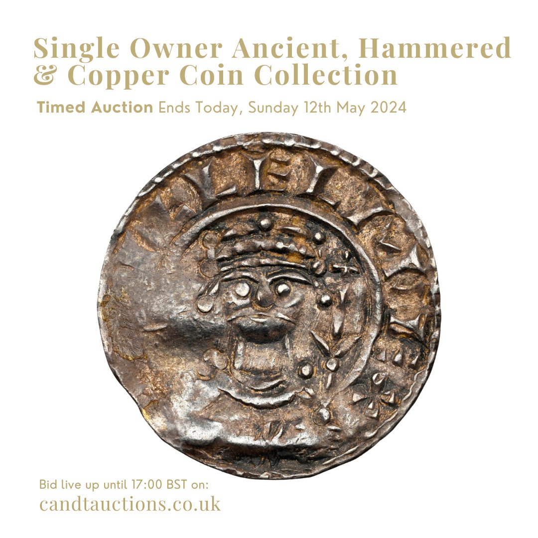Coin Collectors! 🪙 Our timed auction of Ancient, Hammered and Copper Coins will begin to end today, Sunday 12th May, at 17:00 BST! ✨️
Make sure you head over to the C&T website before 17:00 BST to leave your final bids... Good luck! 🤞 timed.candtauctions.co.uk/auctions/8901/…
#numismatist