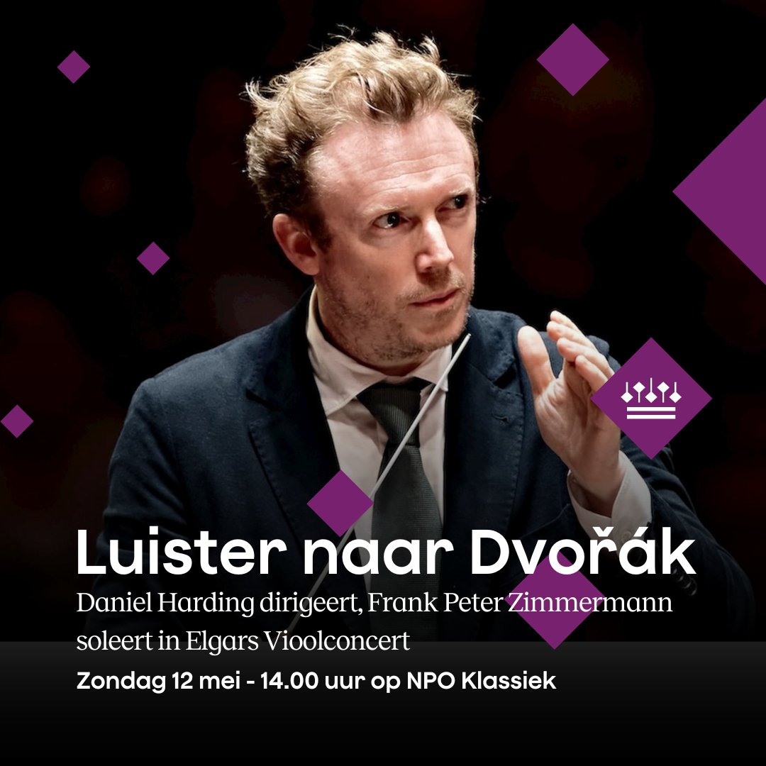 Luister om 14.00 in het Zondagmiddagconcert op NPO Klassiek naar Dvořáks gloedvolle Zevende symfonie en Edward Elgars Vioolconcert, met Frank Peter Zimmermann als solist. Onder leiding van Daniel Harding. Meer informatie: ow.ly/oNJV50Rcael