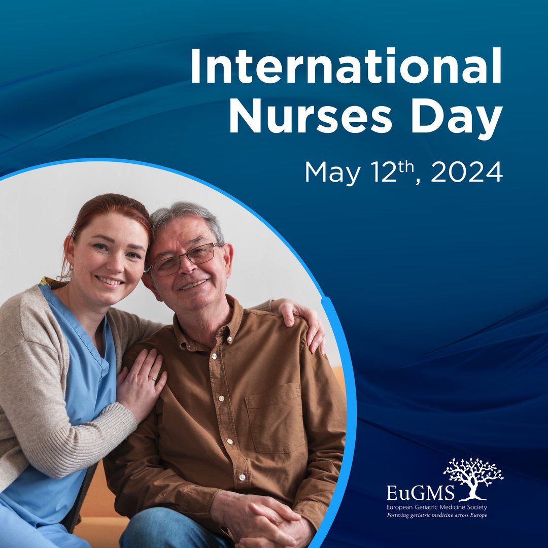 Celebrating #InternationalNursesDay! 🌍🎉 We honor nurses for their vital role in geriatric care at #EuGMS. 💙 Visit our website (eugms.org/home.html) for resources & join PROGRAMMING CA2122. 📚➡️ cost-programming.eu @ICNurses