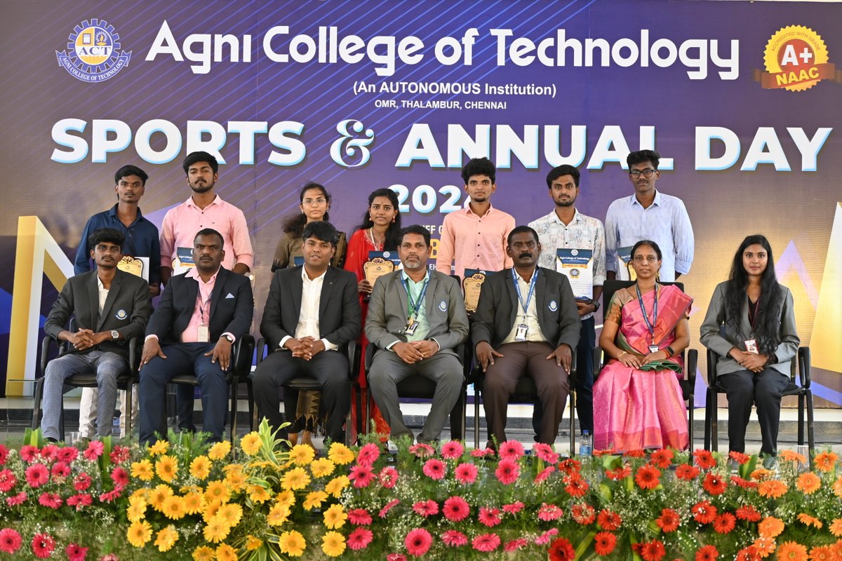 Star of Agni is an meritorious award from Agni College of Technology. 

Department wise best outgoing students awards were given in the Annual Day 2024 for the academic year 2023-24

#agnicollegeoftechnology #merit #achievements #bestoutgoingstudent #champions #starofagni