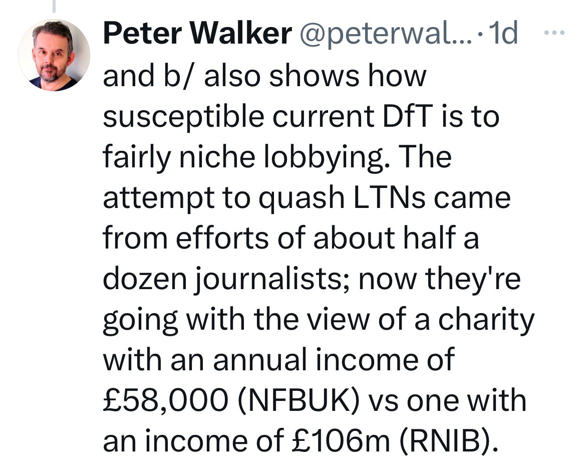 I have never worked with such a brave group of disabled people, fighting as the @NFBUK are, to win back their right to independent travel. It’s disgusting that a low-life @guardian journo stoops to such disgusting tactics as commenting on income rather than report their case.