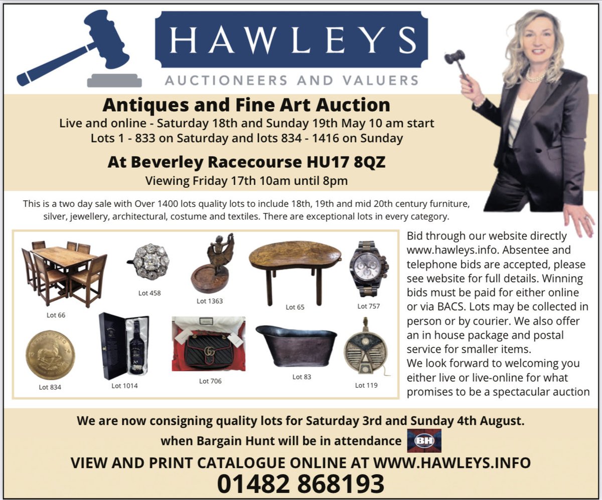 Happy sunny Sunday everybody! Why not relax and have a browse of #Hawleys May 18th/19th catalogue. hawleys.info