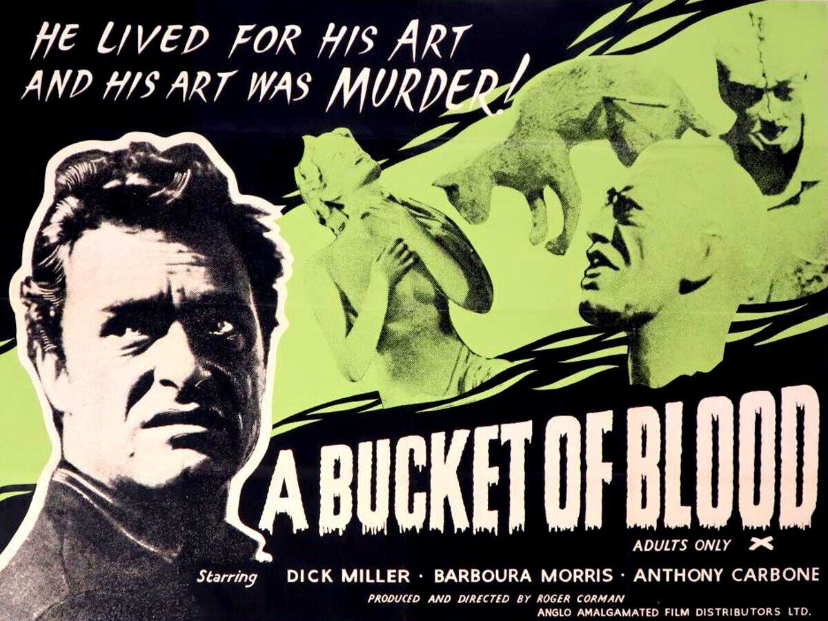 Goodbye to Roger Corman, one of the most important filmmakers in the history of American cinema. I recently watched A BUCKET OF BLOOD for the first time on an ancient off-air VHS tape given to me by a friend. It became an instant favourite alongside tons of other Corman films.