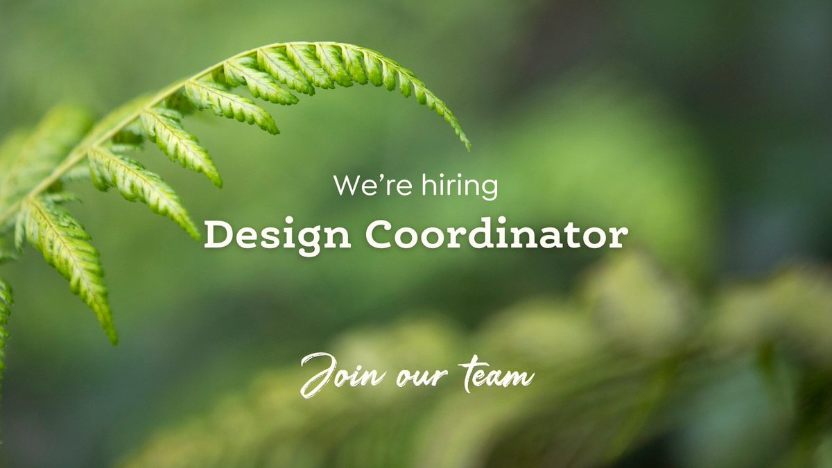 Do you have a passion for architecture and design? We're looking for a Design Coordinator to join our Projects and Planning team and help coordinate all design aspects of our beautiful forest locations 🌲 Sound interesting? Apply here: bit.ly/44Bho40