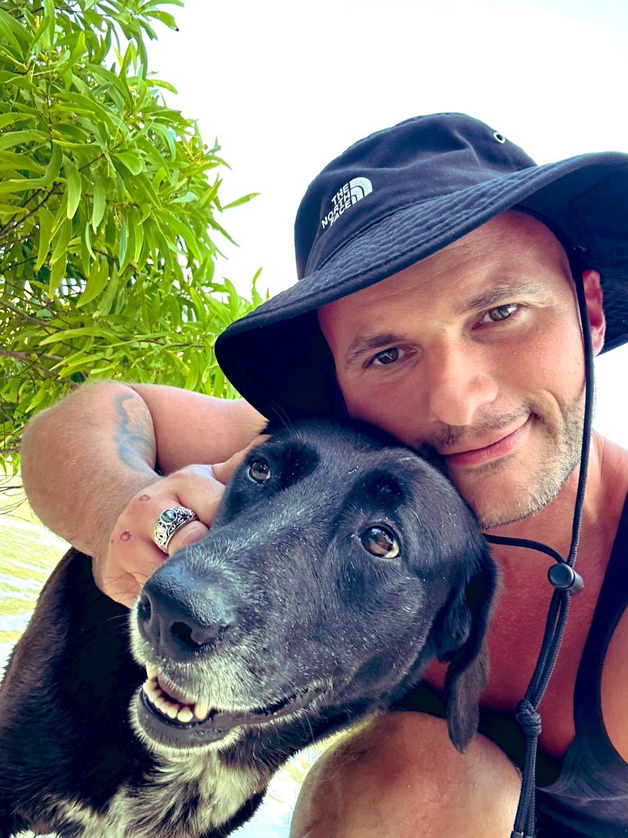 HELP ME NAME MY NEW FRIEND -> ($69 best name) Backstory… left the hotel with no data to find a ‘special’ snorkel spot… I’m directionally handicap and got lost… This little homie followed me and walked my ‘retarded’ ass all the way back to the hotel! Dogs are the best ❤️