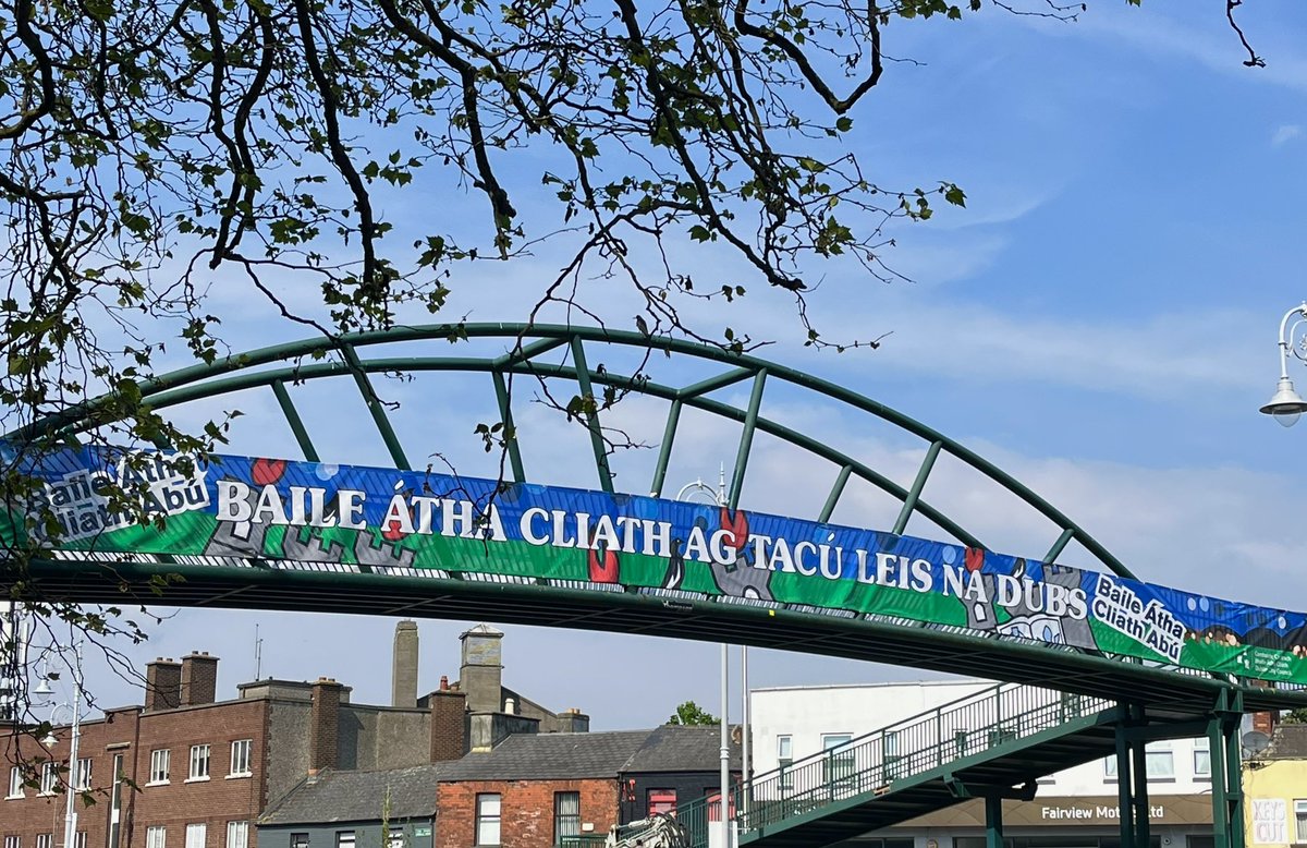 The bridge at Fairview looking well this morning 💙 #UpTheDubs