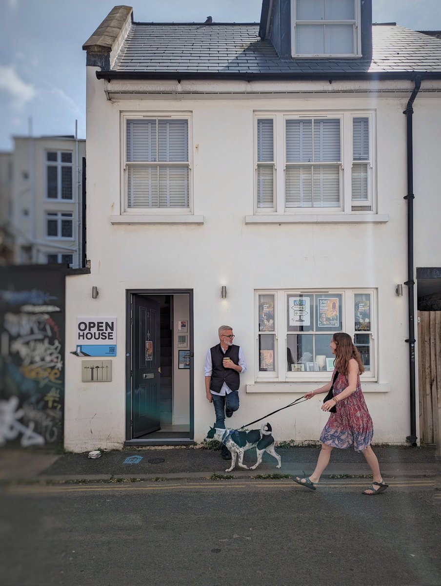 mikedicks's tweet image. Fishing for customers | Artists Open House 

2 Gloucester Road, Brighton 

#artistsopenhouses