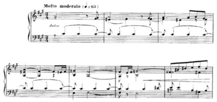Happy birthday #Fauré, born 12 May 1845. Love his piano music - Nocturnes 1, 3 and 11 are the ones I like to try and play. Here’s the opening of no 11: