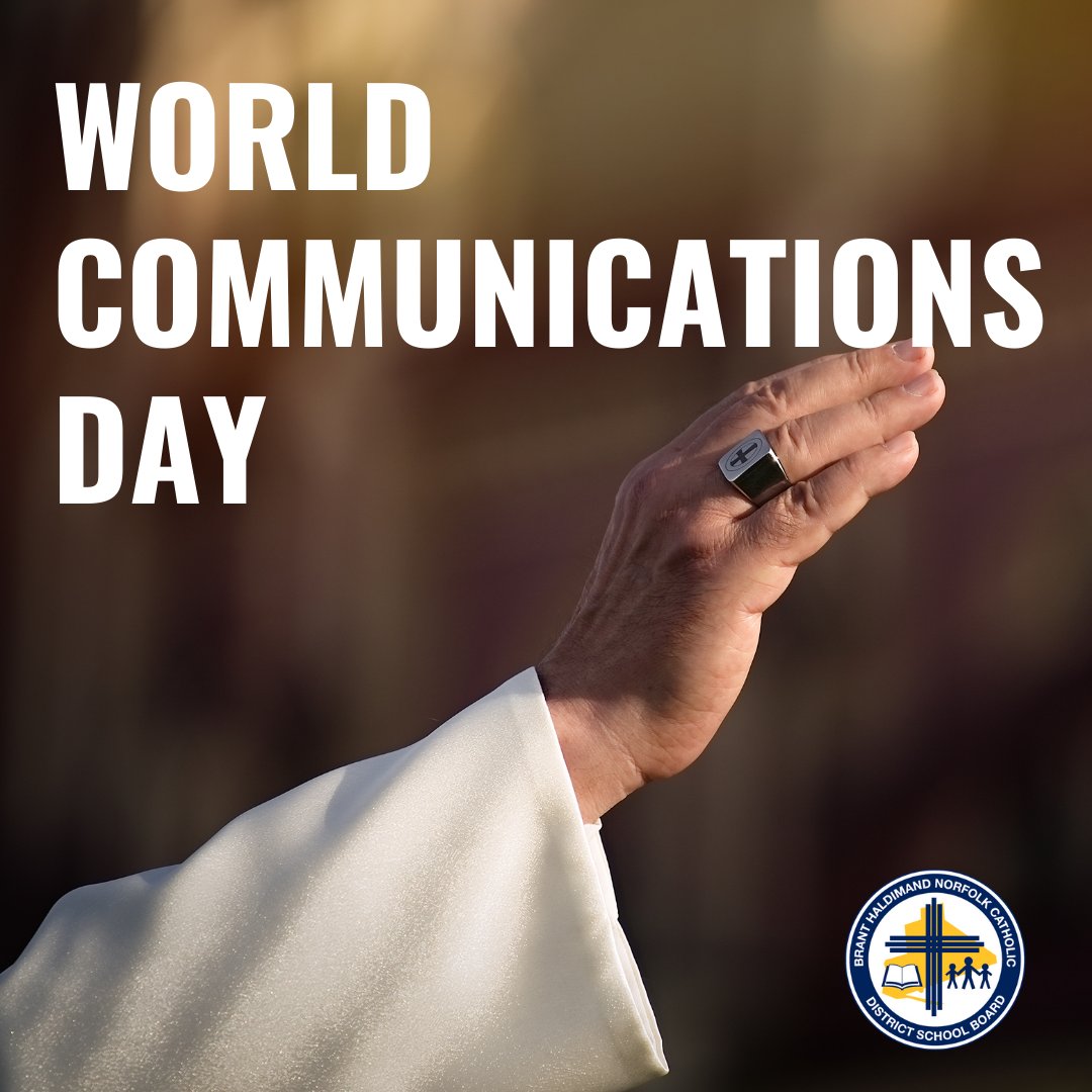 Happy #WorldCommunicationsDay! Today we celebrate the power of communication to bring people closer together, break down barriers, and share ideas. Let's continue to use this tool to spread love, positivity and make the world a better place. #PopeFrancis #CommunicationIsKey