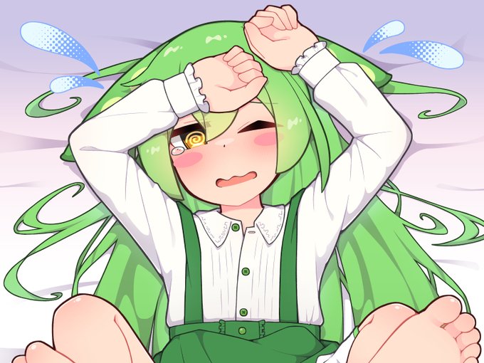 髪下ろしたずんだもん可愛いすぎでしょ… 