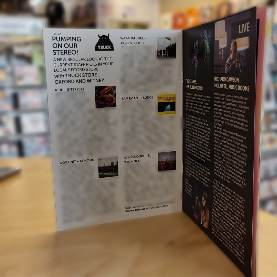 💥READ ALL ABOUT IT💥 Pick up your FREE copy of Oxfordshire Music Scene when you're next in store to read about some of the albums we've had on repeat on our shop stereos PLUS the latest local sonic goings on including an excellent feature with @mblansjaarmusic