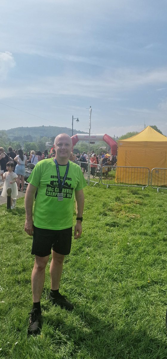 #caerphilly10k complete with a course PB. Very hot out there mind 🏃🏃🌞🌞