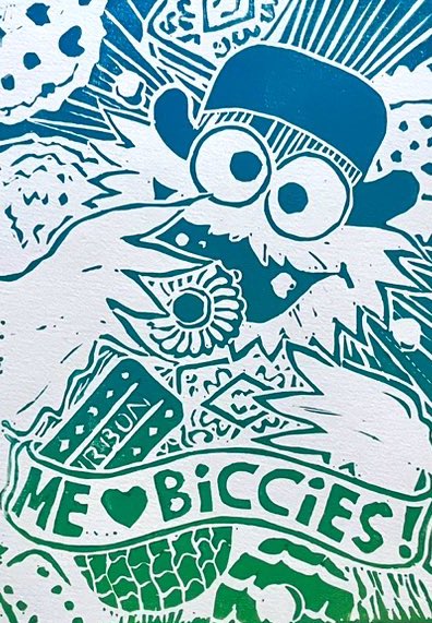 Today’s plan… if you want a Biccie Monster colour linocut print - COMMENT OMNOMNOM below

£45 inc special delivery postage

Other muppets are available 

#mhhsbd