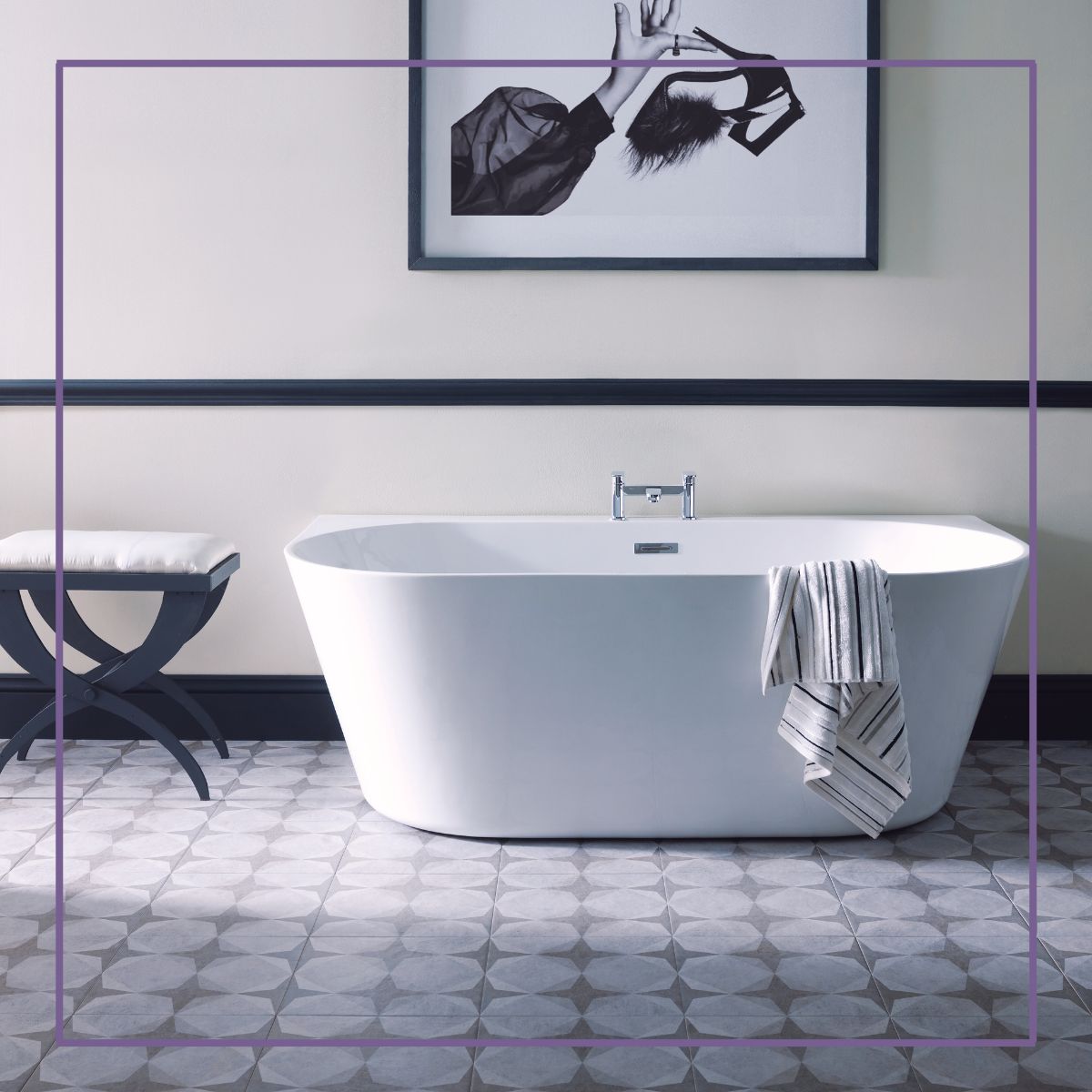 Bathroom blues got you down? Transform your space into a spa sanctuary with the Colwyn freestanding bath. Spacious enough for two (wink wink ), it's pure luxury at your fingertips. #BathTubGoals #BathingSensation #SelfCareHaven #BathroomUpgrade #DreamBathroom #SundaySoak