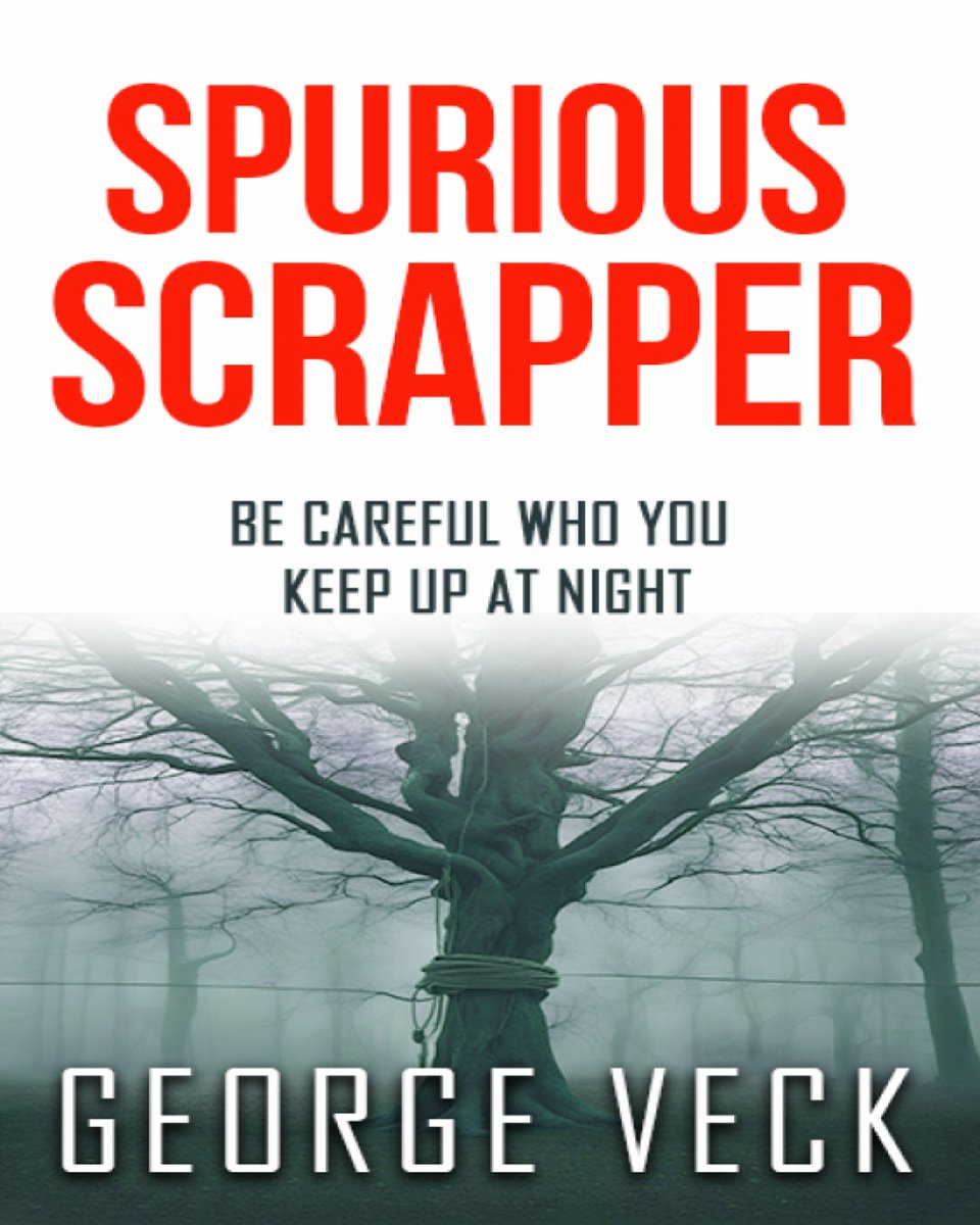 NEW COVER RELEASE for Spurious Scrapper 
--------------------------------------------
FREE for a limited time -amazon.co.uk/dp/B0BSCG1G2W
--------------------------------------------
#darkfiction #freebook #readerscommunity #bookcover #northwales