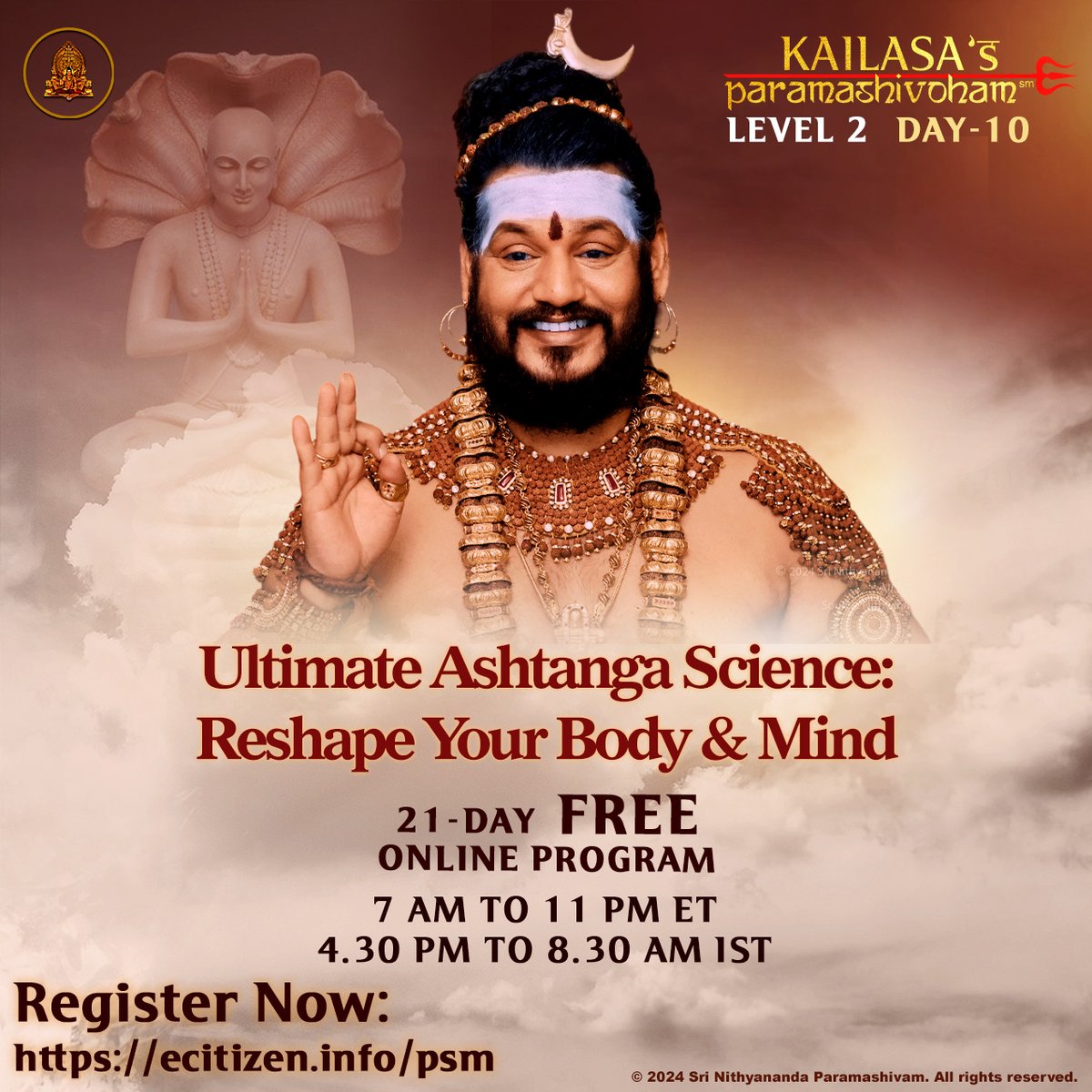 Unlock Ultimate Ashtanga Yoga Secrets: Transform Your Body and Mind

Experience the profound transformation of both body and mind with the ancient spiritual science of Ashtanga Yoga, as taught by Patanjali Maharishi. Paramashivoham Level-2 invites you to a life-changing journey…
