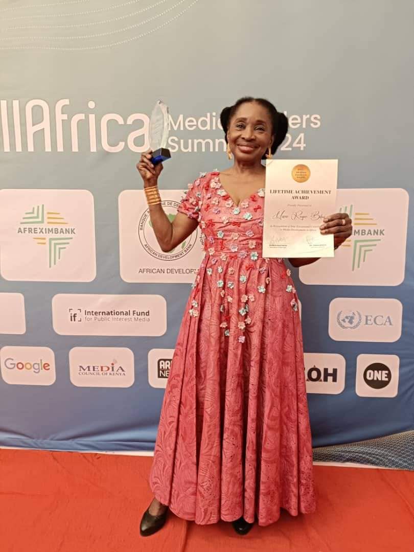 La journaliste d’origine camerounaise Marie Roger Biloa, honorée à Nairobi.

*Dans le cadre du sommet #AllAfrica des leaders de médias d'Afrique