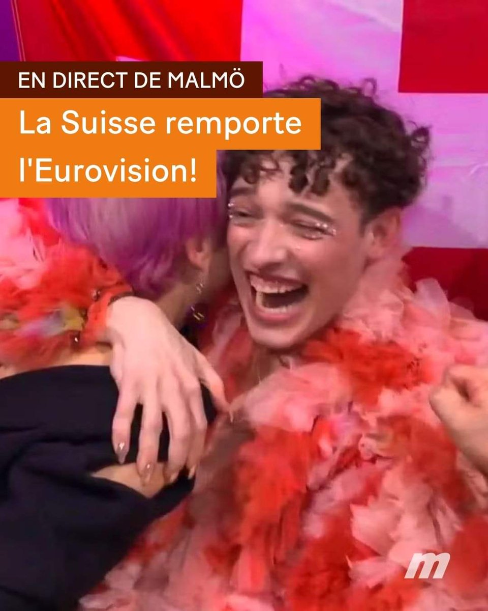 🇨🇭✨C'est complètement fou, la Suisse remporte l'Eurovision!✨ Félicitations Nemo❤️.