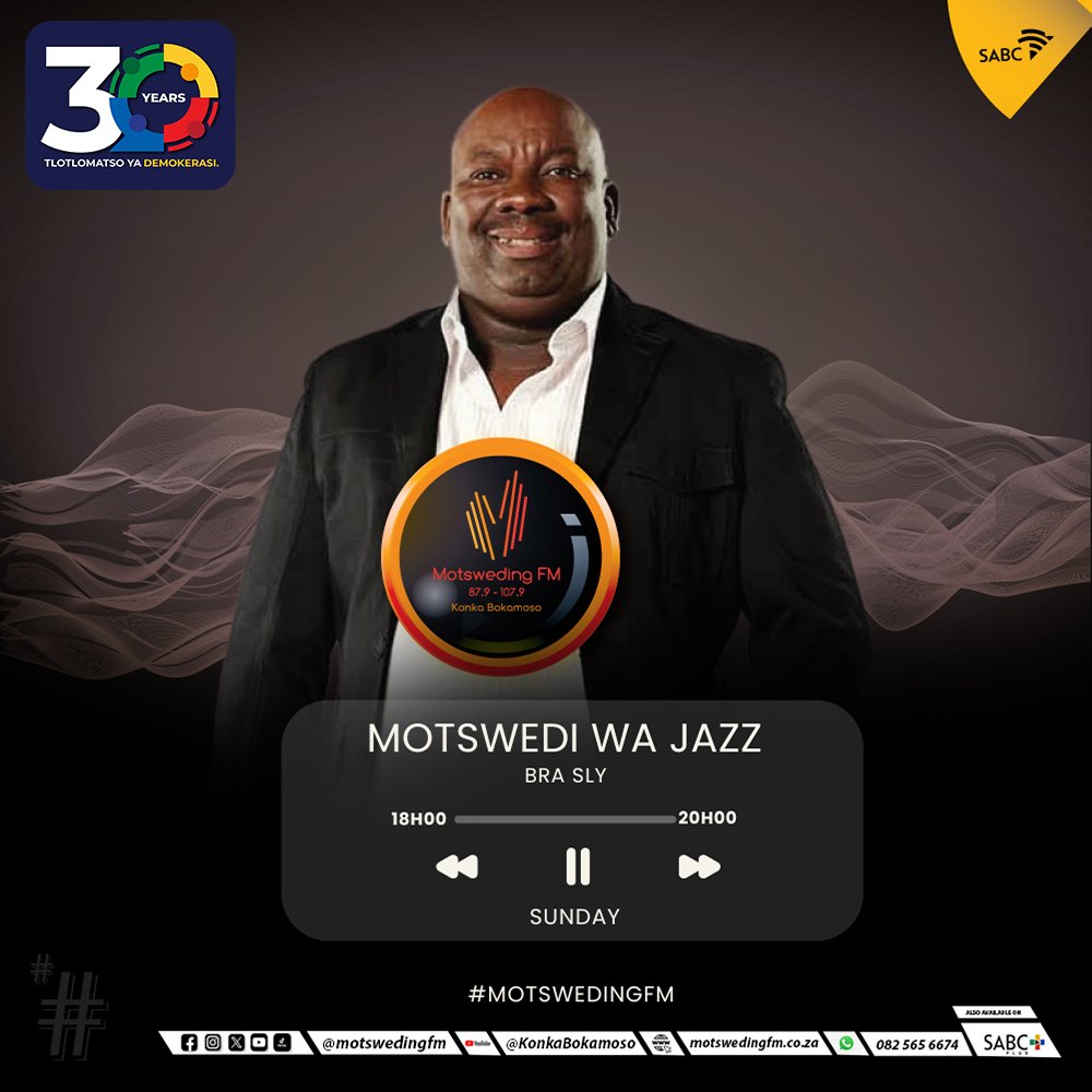 #MotswediWaJazz Le Bra Sly ☎️: 082 565 6674 🖥️: motswedingfm.co.za SABC +: sabcplus.com #MotswedingFM