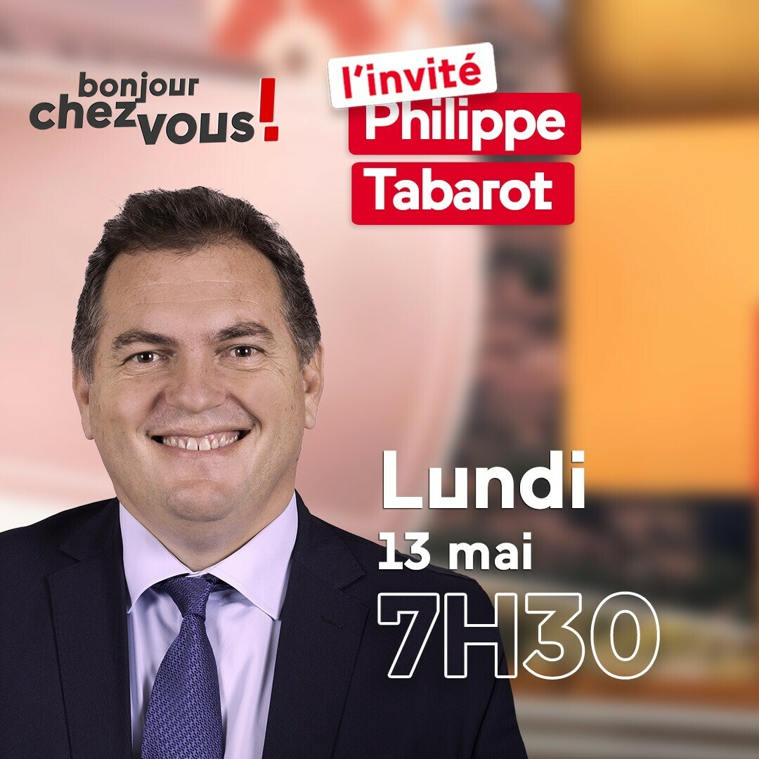 ⏰ Retrouvez #BonjourChezVous, demain matin à 7h30 sur @publicsenat @OrianeMancini reçoit 👉 @PhilippeTabarot, sénateur #LR des #AlpesMaritimes