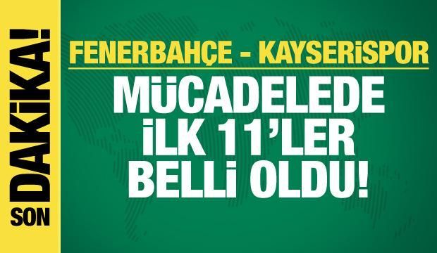 Fenerbahçe - Kayserispor! İlk 11'ler buff.ly/3WE2F6l