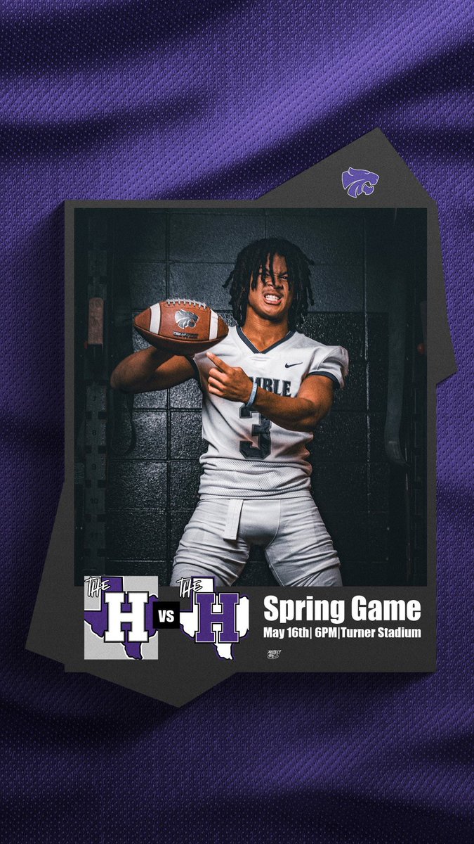 Spring game this Thursday 6 pm Turner Stadium!!! We will have performances by the Wildcadets, Cheerleaders, and @HumbleISD_SMS vs @HumbleISD_HMS 7 on 7 game at halftime!!! #ProtectTheH @HumbleISD_HHS @HumbleISD @HumbleISD_Ath @FootballHumble