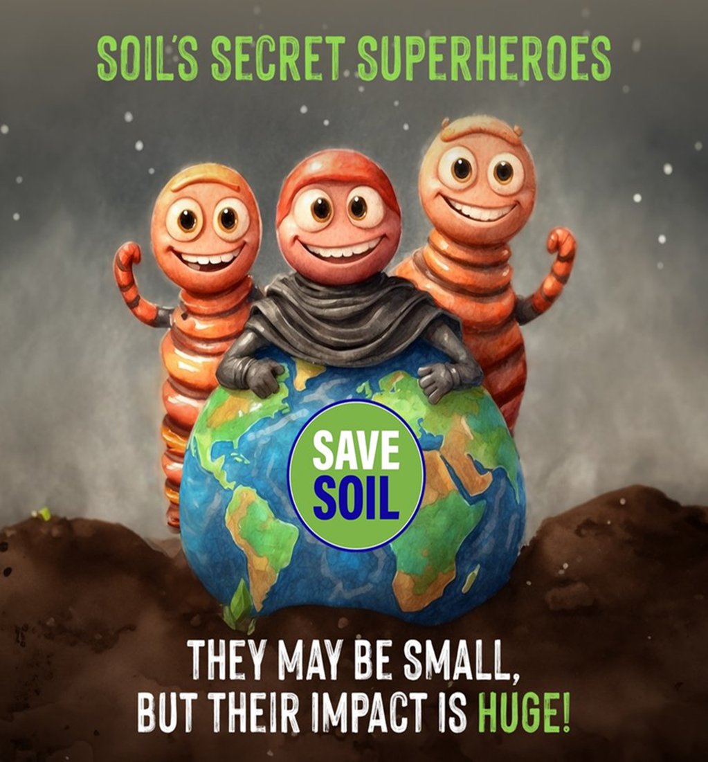 Soil needs all the help it can get. It is priceless,  and key to sustaining all life on earth. 
The humble earthworm can only do so much: it’s time for individuals, communities, companies, and countries to help save our soils.-NatGeo
#cpsavesoil #SaveSoilFixClimateChange