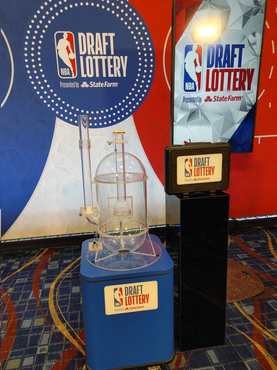 Lottery day for fun and prizes. Not often on a Sunday. Has been a prime-time game show in recent years. But not always. The Rockets' Yao Ming win was on a Sunday afternoon.