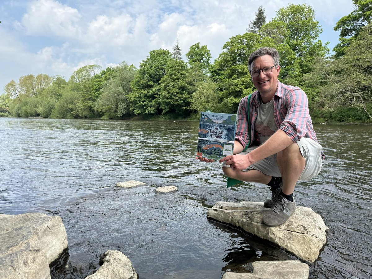 Just had the most fun with @bookfairies_uk 🧚 🧚‍♀️ 🧚‍♂️ hiding my new children’s book MY FIRST DAY FISHING at loads of magically wild and fishy spots all over Cardiff! 

If you’re in the city with your kids, get in amongst the trees and riverbanks and you might find one to take home!