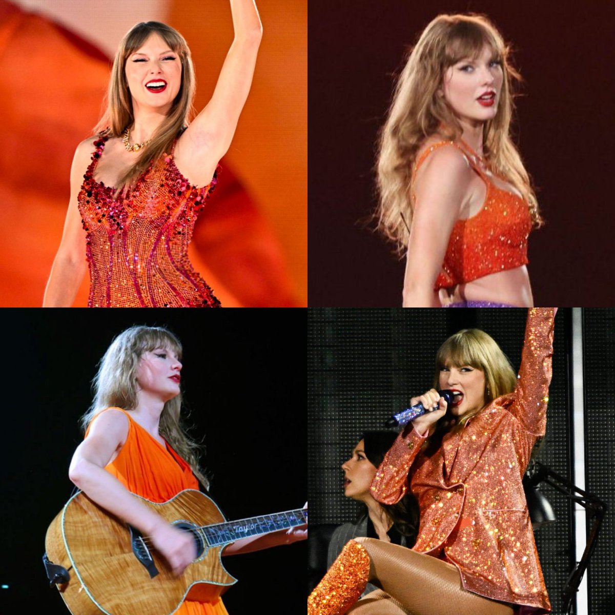 Orange is her color 
#followers #likes #1989TaylorsVersion