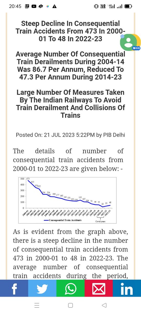 @nehafolksinger We remember the train accident from 2004 to 2014 and #VoteforBJP  because reduce the train accident ....