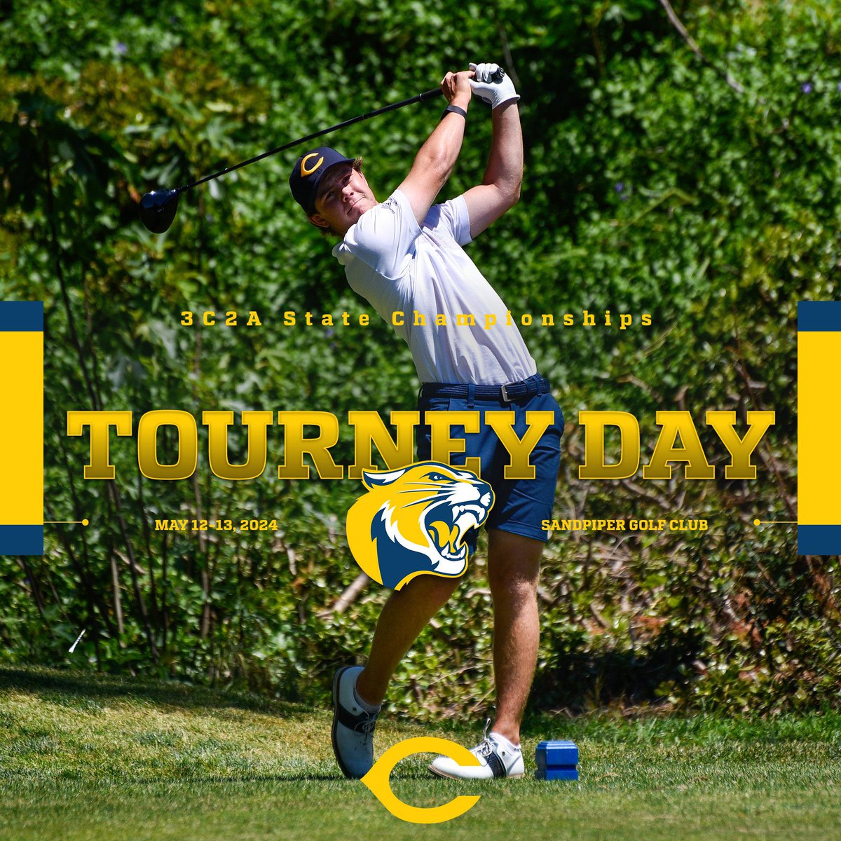 It’s a great day to play for a state championship!!! #GoCougs #COCmensgolf #COCathletics #3C2A